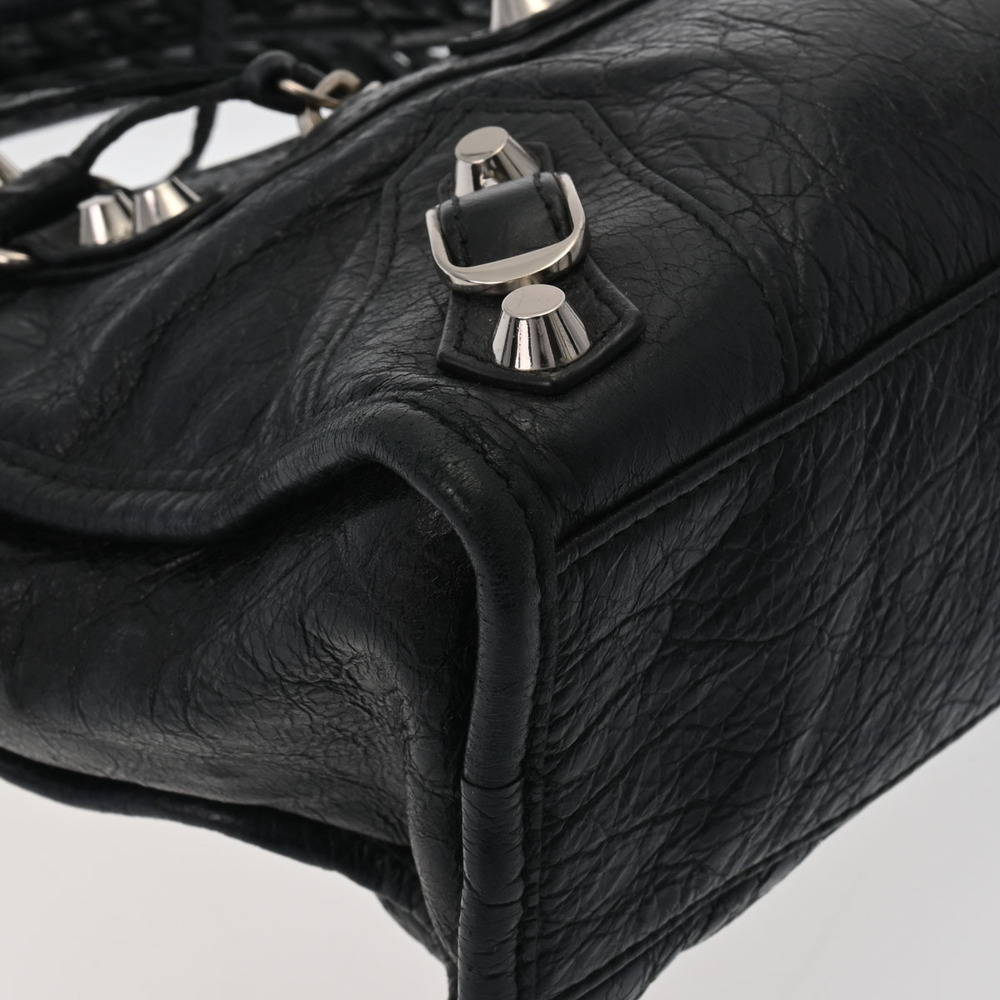 Balenciaga Black City Leather Handbag - Picture 6 of 11
